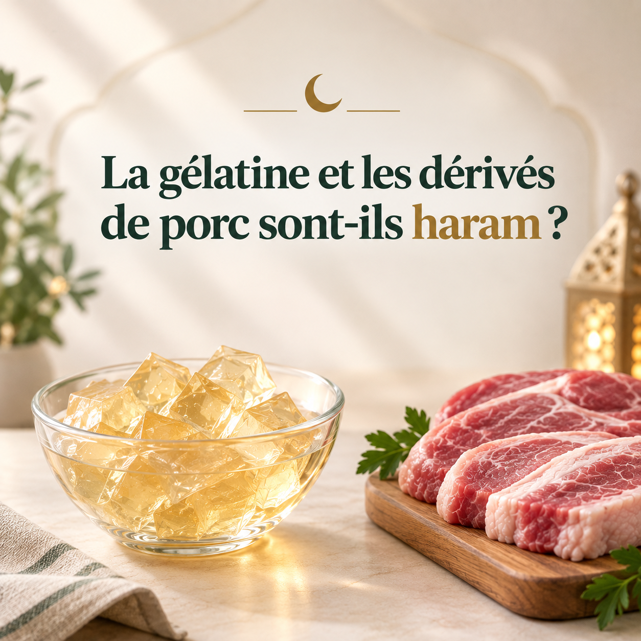 La gélatine et les dérivés de porc sont-ils haram ?