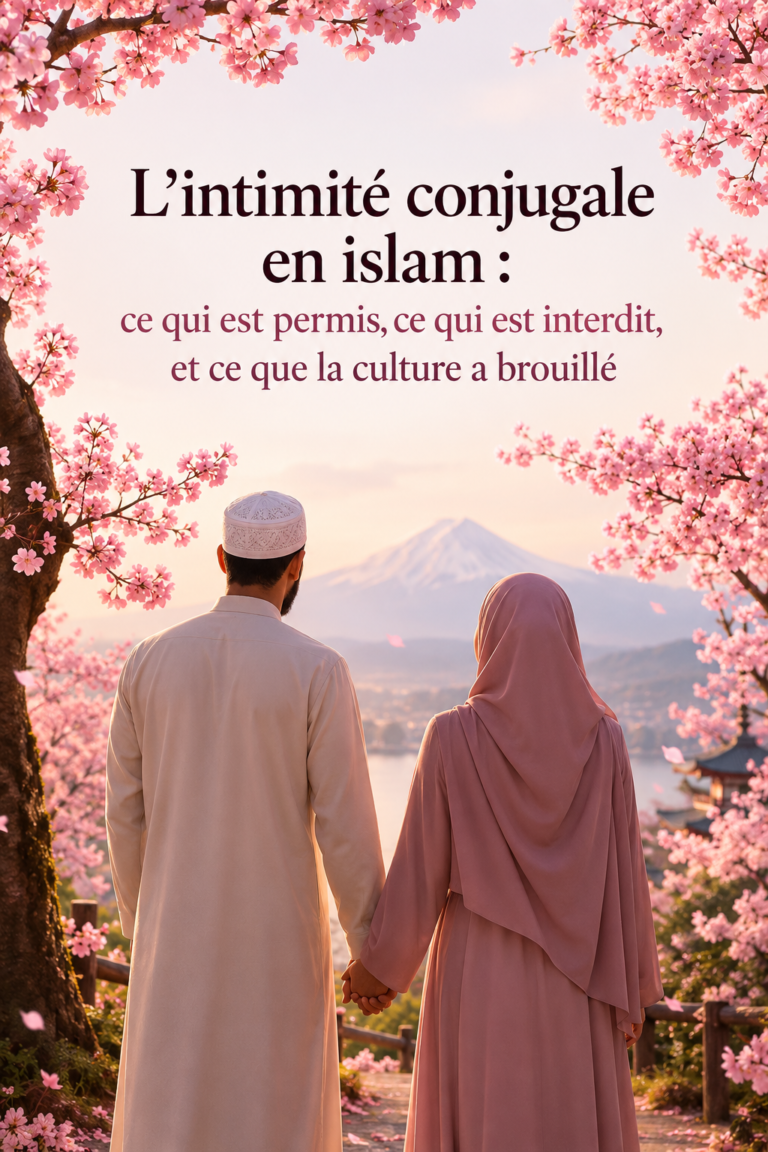 L’intimité conjugale en islam : ce qui est permis, ce qui est interdit, et ce que la culture a brouillé